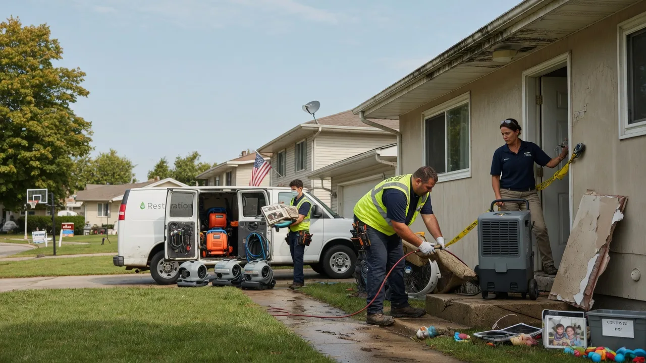 Water Damage Restoration in Baylis, IL near me